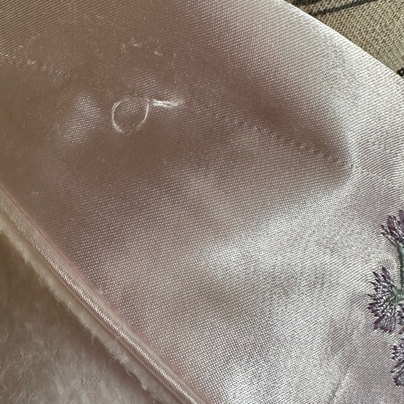 Erika Taylor Long Fleece Robe Pink Size Medium - Picture 15 of 15